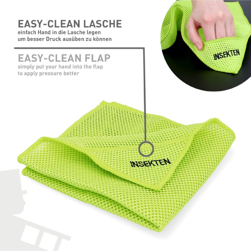 NIGRIN Performance chiffon microfibre pour insectes, 400×400 mm, polyester-polyamide
